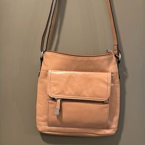 Giani Bernini Venice Nappa Leather Crossbody Tan Bag